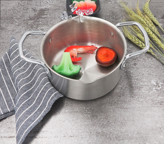 Double mouth cream cooker