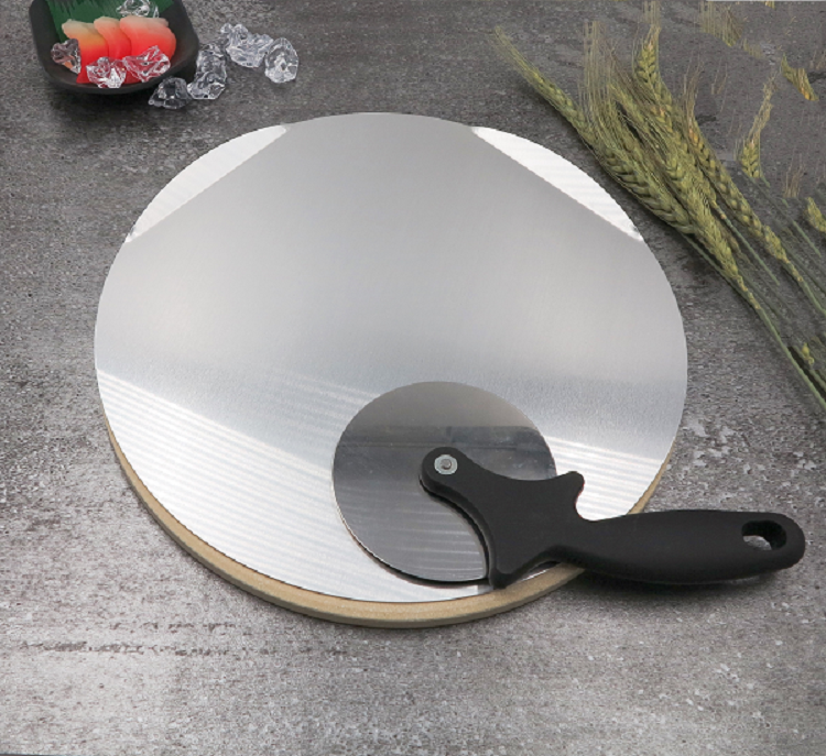 Three Pieces of Pizza Stone Set(including Pizza board,Pizza Pan,Pizza cut)